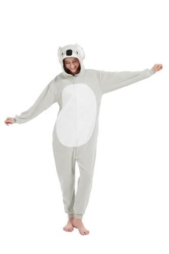 AnmHIwcte Koala Onesie Adult Animal Halloween Costumes for Women Men
