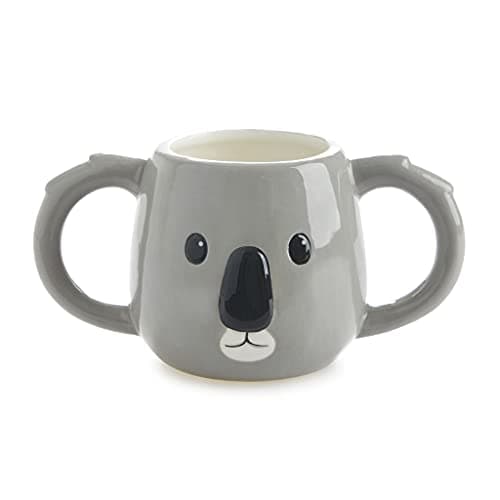 Balvi Koala Mug, Grey Colour Koala Head Cup 400ml Capacity Dishwasher Safe