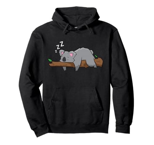 Koala Marsupial Koala Tired Sleeping Koala Bear Australia Pullover Hoodie