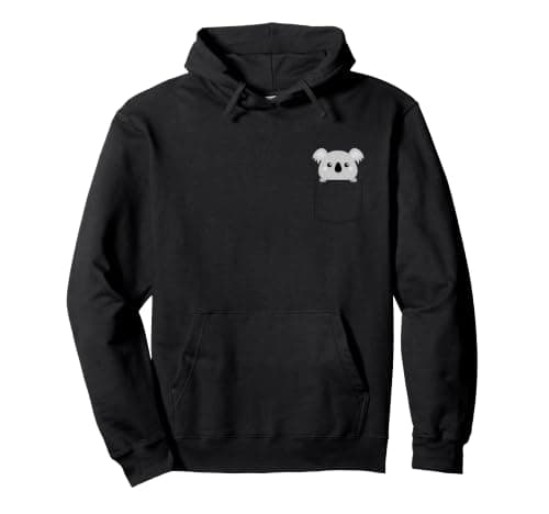 Pocket Koala Bear Pullover Hoodie
