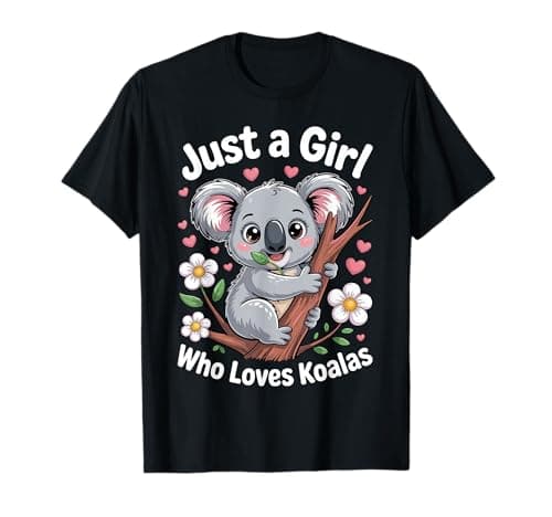 Cute Koala Novelty for Women Girls Kids Australia Koala Bear T-Shirt