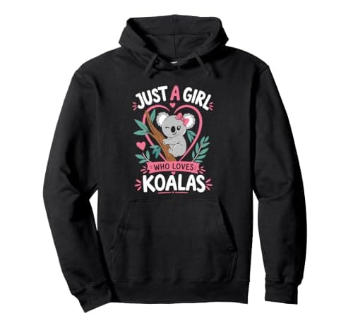Just A Girl Who Loves Koalas Pullover Hoodie