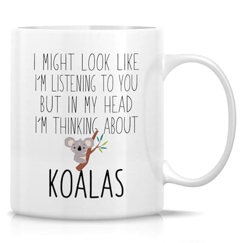 Retreez Funny Koala Mug, Cute Koala Gift for Animal and Australia Lovers