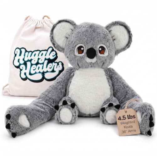 Huggle Healers Noa Weighted Koala Stuffed Animal 4.5lb - 36in Long Arms