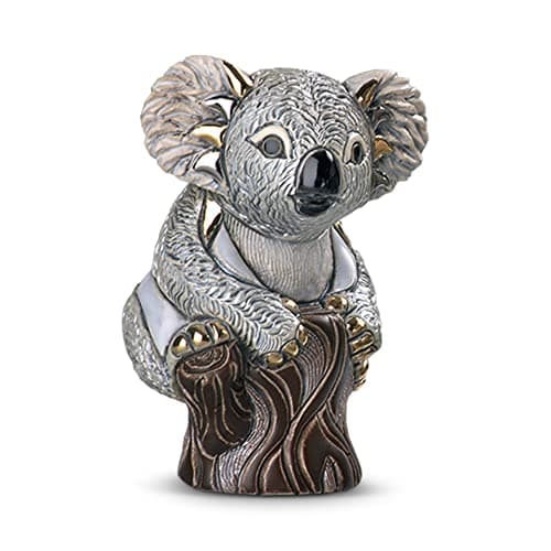 De Rosa Handmade Sculpted Ceramic Baby Koala Figurine Family Collection F352