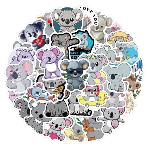 60PCS Koala Stickers