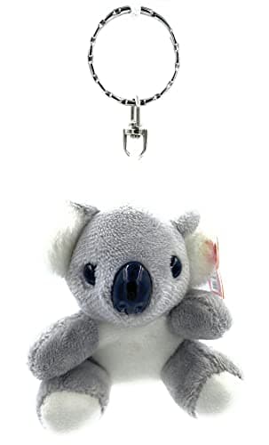 Aeisage Cute Koala Bear Plush Pendant - Small Stuffed Koala Keychain for Kids, Girls' Purse Charm
