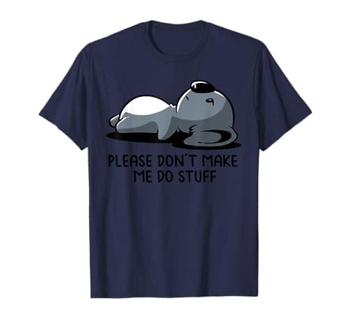 Please Don't Make Me Do Stuff Cute Lazy Funny Koala Nap T-Shirt