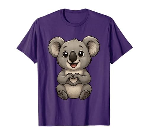 Koala with Heart | Sweet koala bear with a heart symbol T-Shirt