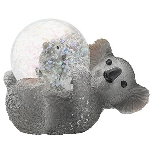 Elanze Designs Mommy Koala and Joey Baby Magical Whimsical Tabletop Dresser Nightstand Figurine Miniature 45MM Sturdy Polyresin Glitter Water Snow Globe Decoration