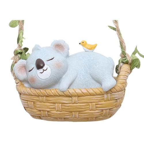 OULIGET Koala Statue Garden Outdoor,Swing Garden Hanging Koala Home Decor