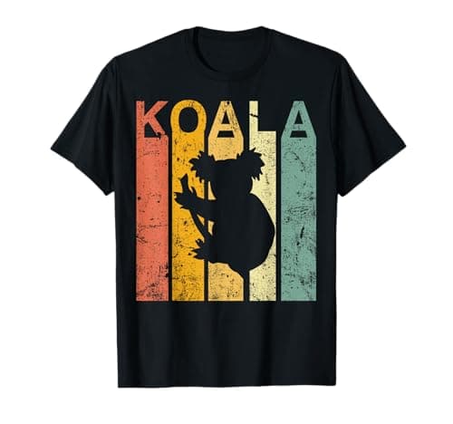 Retro Vintage Koala T-Shirt Cute Koala Bear T-Shirt T-Shirt