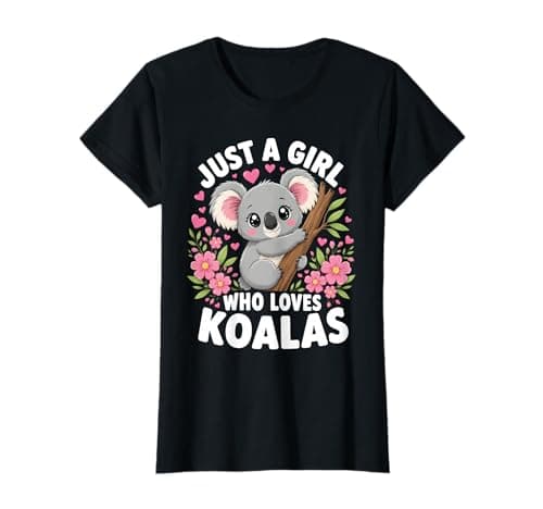 Just a Girl who Loves Koalas Cute T-Shirt