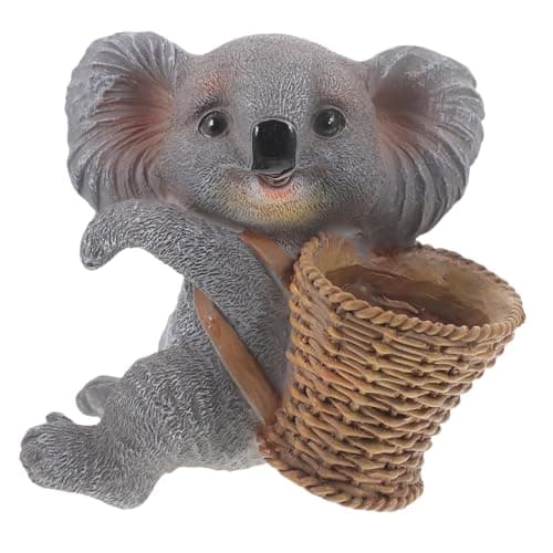 LIFDECORAT Outdoor Statue Unique Resin Koala Statue Lightweight Decor for Garden Courtyard Supply Garden Decor