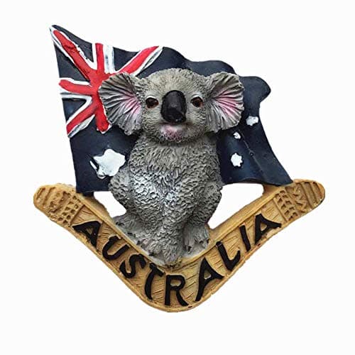 3D National Flag Koala Australia Fridge Magnet Travel Souvenir Gift Home Kitchen Refrigerator Decoration Magnetic Sticker Craft Collection